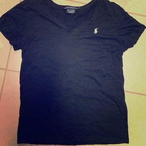 Polo Ralph Lauren black v-neck
